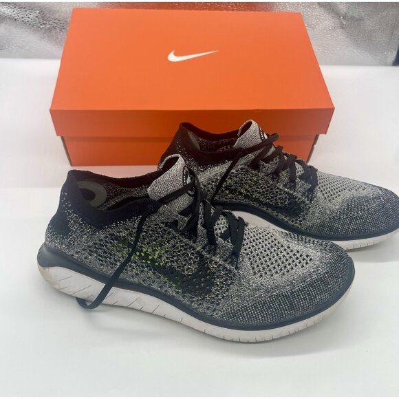 Nike React Phantom Run FK 2 Running Shoes Black White Women’s Sz 9.5 Sport Gym - Picture 2 of 5